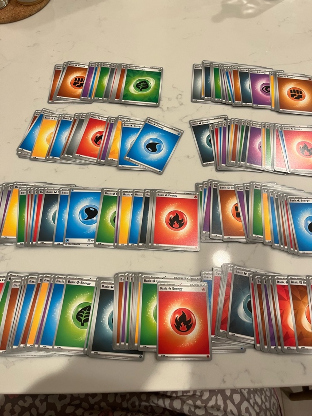 Pokemon Basic Energy Card Assortment- approximately 90 cards